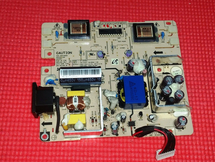 POWER SUPPLY BOARD FOR SAMSUNG LW17M24CU S LCD TV IP-49135A BN44-00111B - Click Image to Close